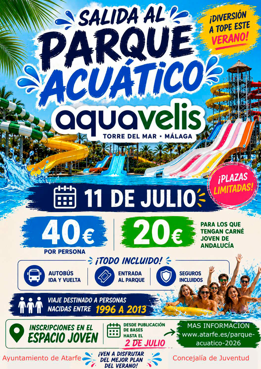 ¿Te vienes a Aquavelis? ¿Te vienes a Aquavelis?