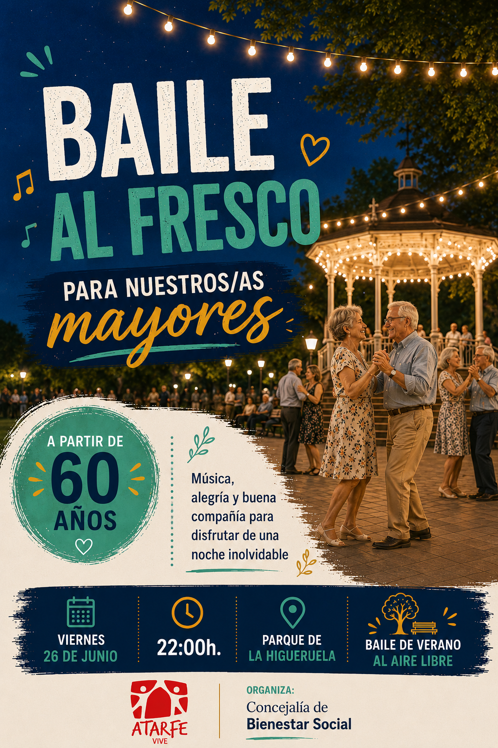 Baile al fresco para nuestros/as Mayores Baile al fresco para nuestros/as Mayores
