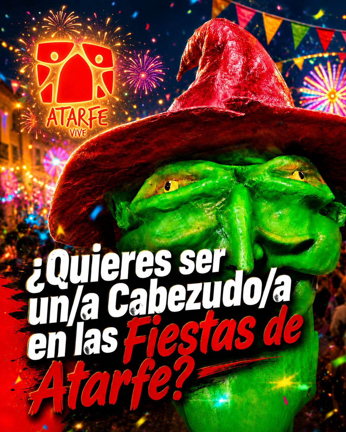 Vive las Fiestas desde dentro: buscamos cabezudos y cabezudas Vive las Fiestas desde dentro: buscamos cabezudos y cabezudas