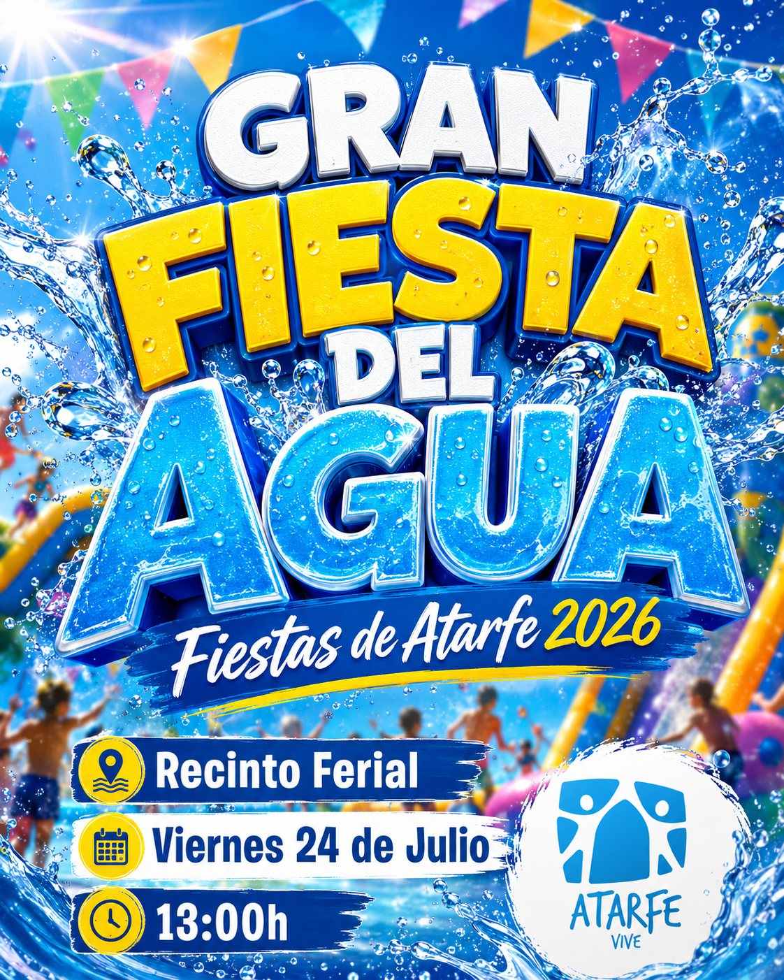 Hoy, Atarfe se refresca por todo lo alto Hoy, Atarfe se refresca por todo lo alto