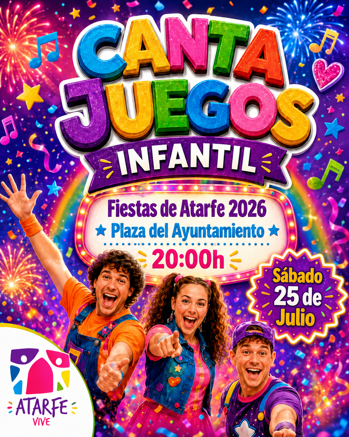 En las Fiestas de Atarfe, los más pequeños también son los grandes Protagonistas En las Fiestas de Atarfe, los más pequeños también son los grandes Protagonistas