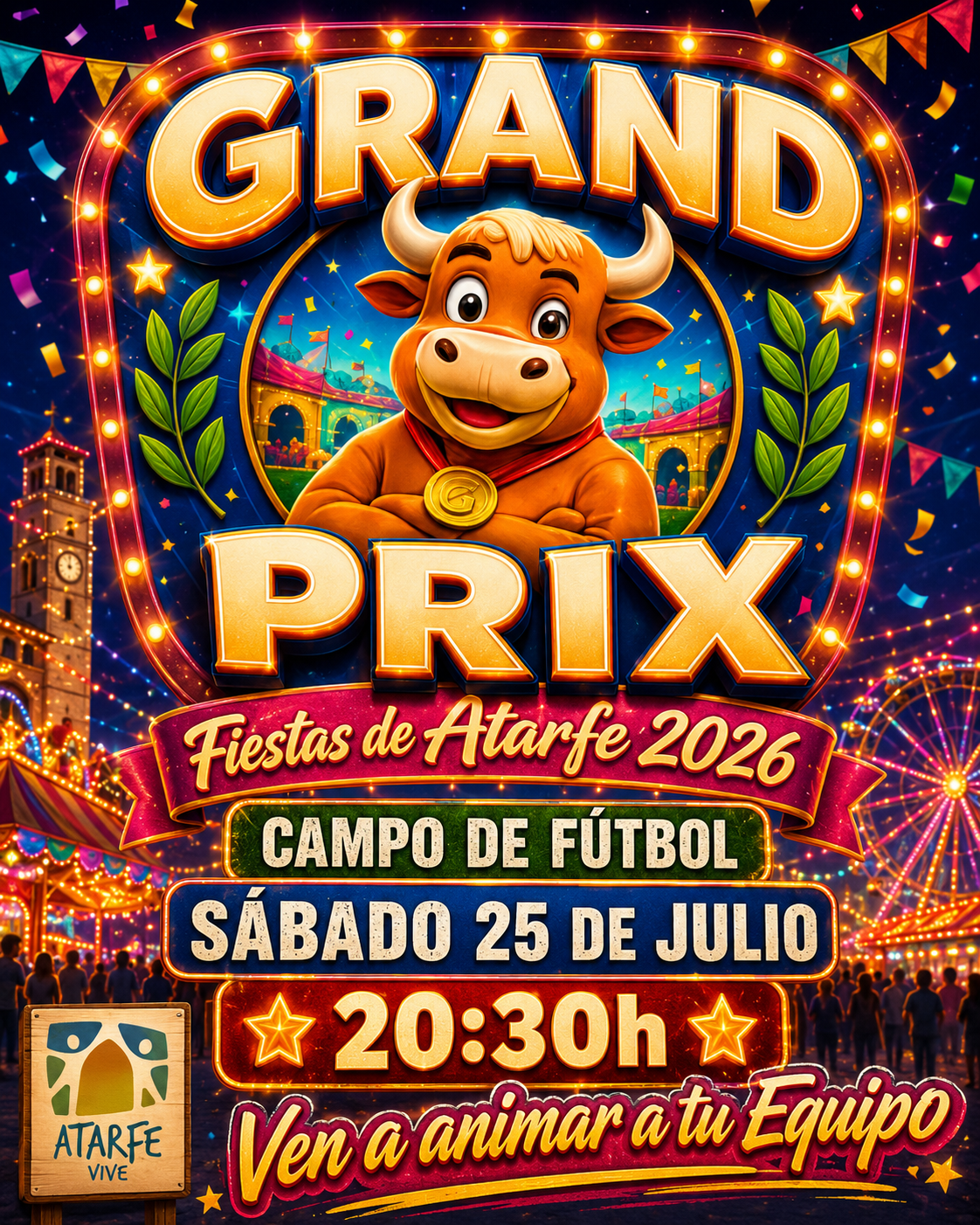 Vive uno de los momentos más divertidos de las Fiestas de Atarfe Vive uno de los momentos más divertidos de las Fiestas de Atarfe