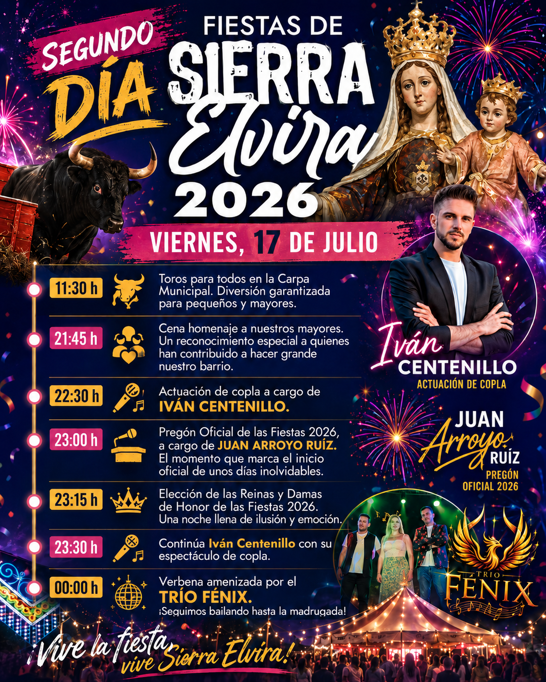 Sierra Elvira vive hoy su segundo gran día de Fiestas Sierra Elvira vive hoy su segundo gran día de Fiestas