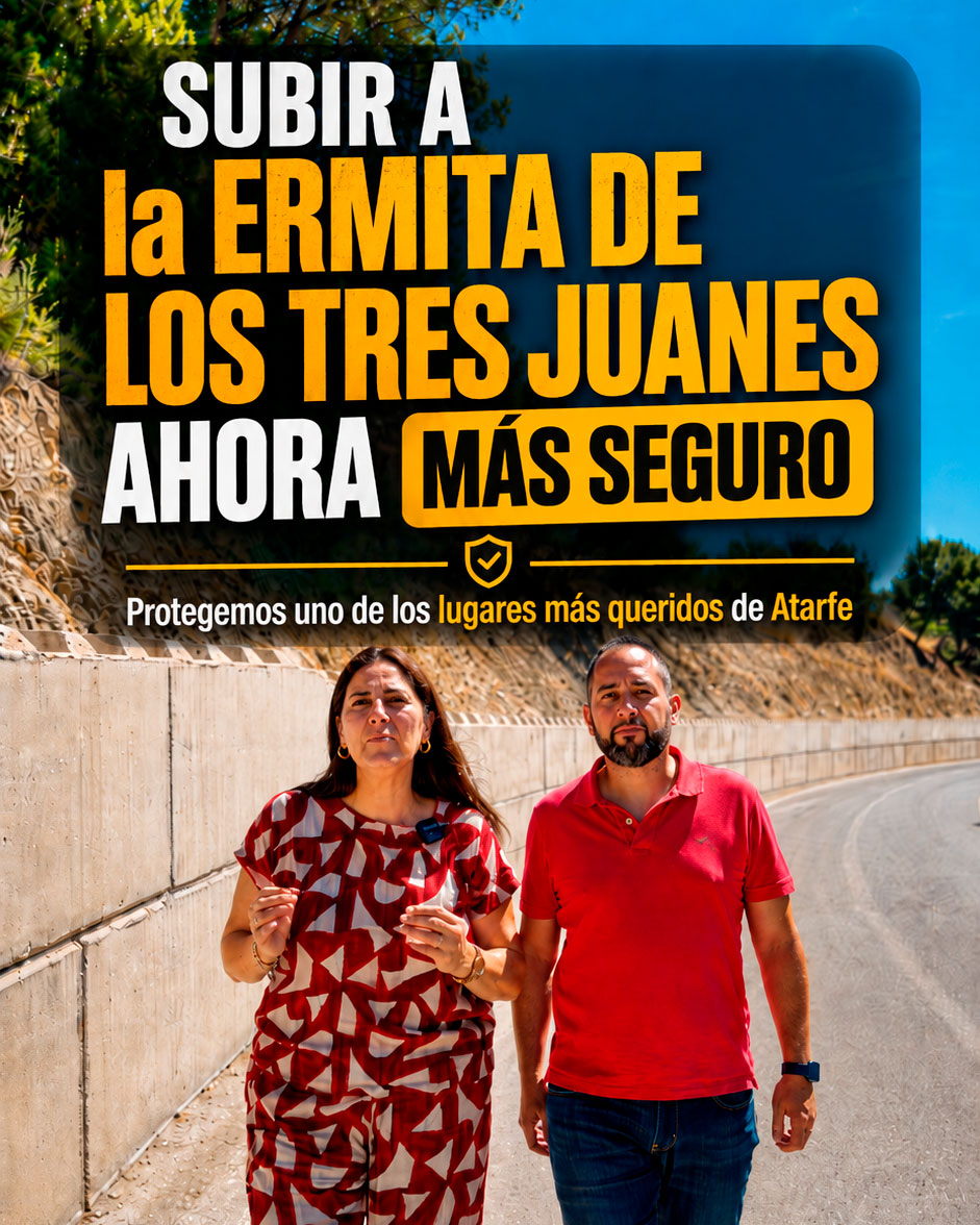 Más seguridad para subir a uno de los lugares más queridos de Atarfe Más seguridad para subir a uno de los lugares más queridos de Atarfe