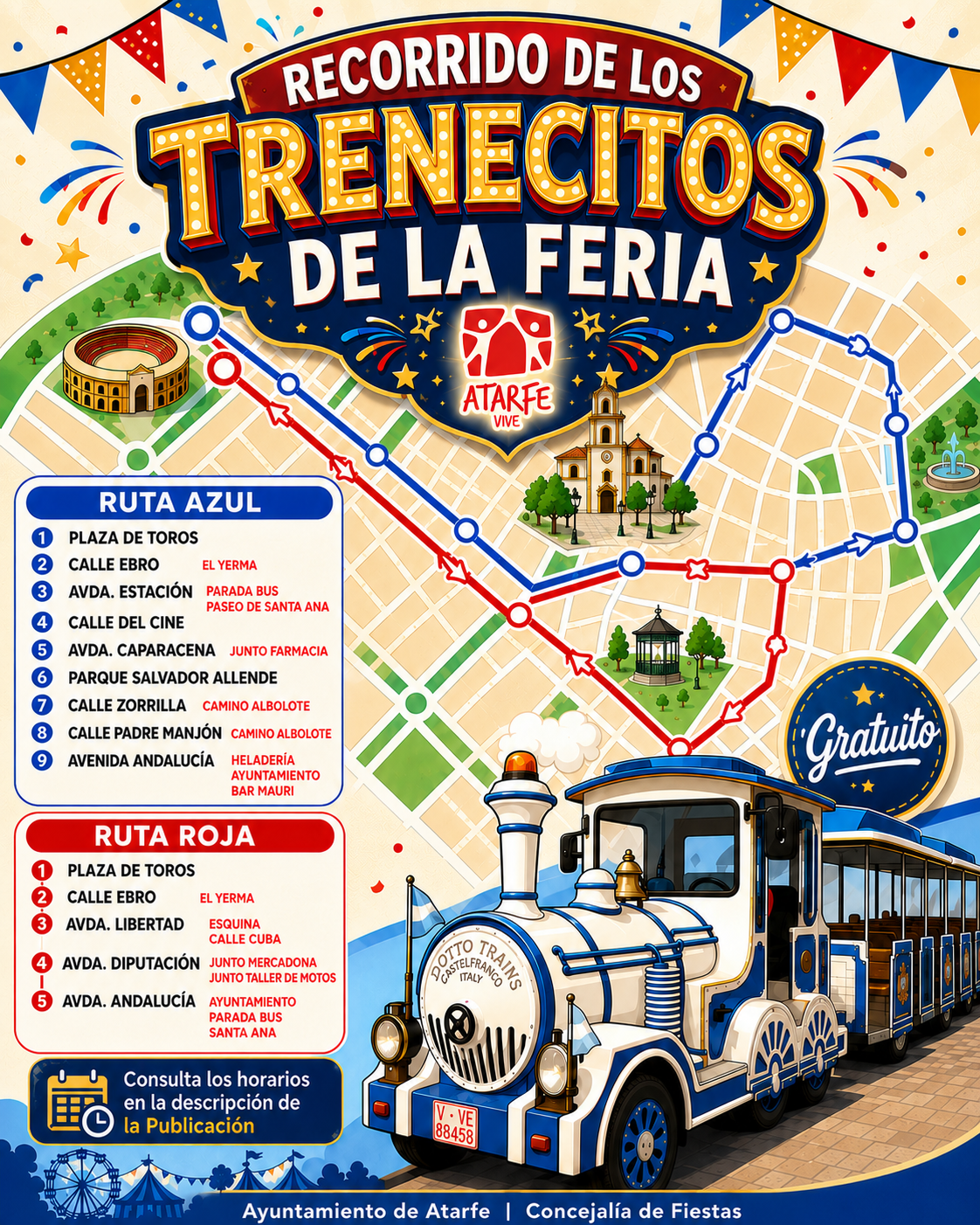 Desplázate al Ferial en Tren... y totalmente Gratis Desplázate al Ferial en Tren... y totalmente Gratis