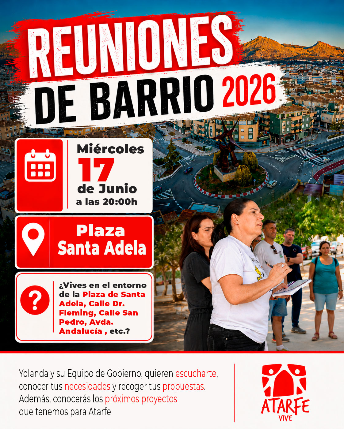 El próximo Miércoles puedes ser la Voz de tu barrio El próximo Miércoles puedes ser la Voz de tu barrio