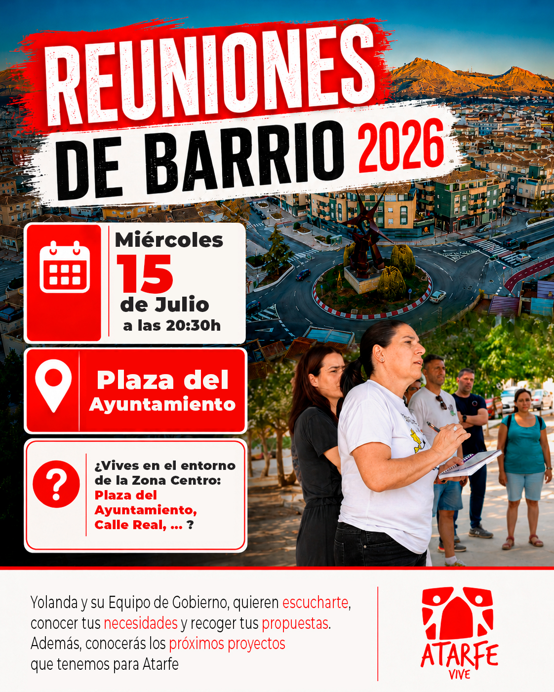 La zona centro de Atarfe tiene mucho que decir La zona centro de Atarfe tiene mucho que decir